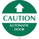 Waterproof Sticker Door Signs Labels- Automatic Door 005 A