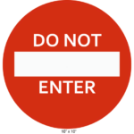Waterproof Sticker Door Signs Labels- Automatic Door 006