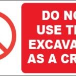 Do Not Use As Crane Labels100x50mm