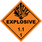 Explosive 1.1 Labels