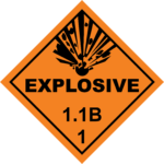 Explosive 1.1B Labels