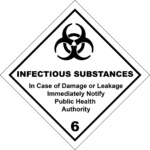Infectious Substance 6 Labels
