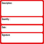 Stock Take Labels 150x150mm