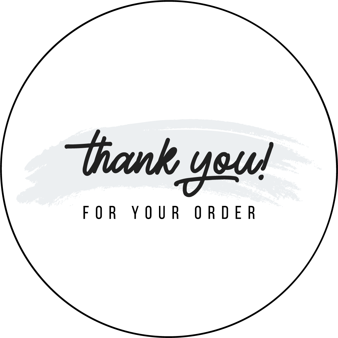 Thank You For Your Order Stickers 40mm – PrintShop That You Trust