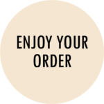 Enjoy Your Order Stickers 40mm