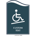 Waterproof Sticker Pacific Door Signs Labels- PDS 003 (Customized)