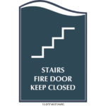 Waterproof Sticker Pacific Door Signs Labels- PDS 005